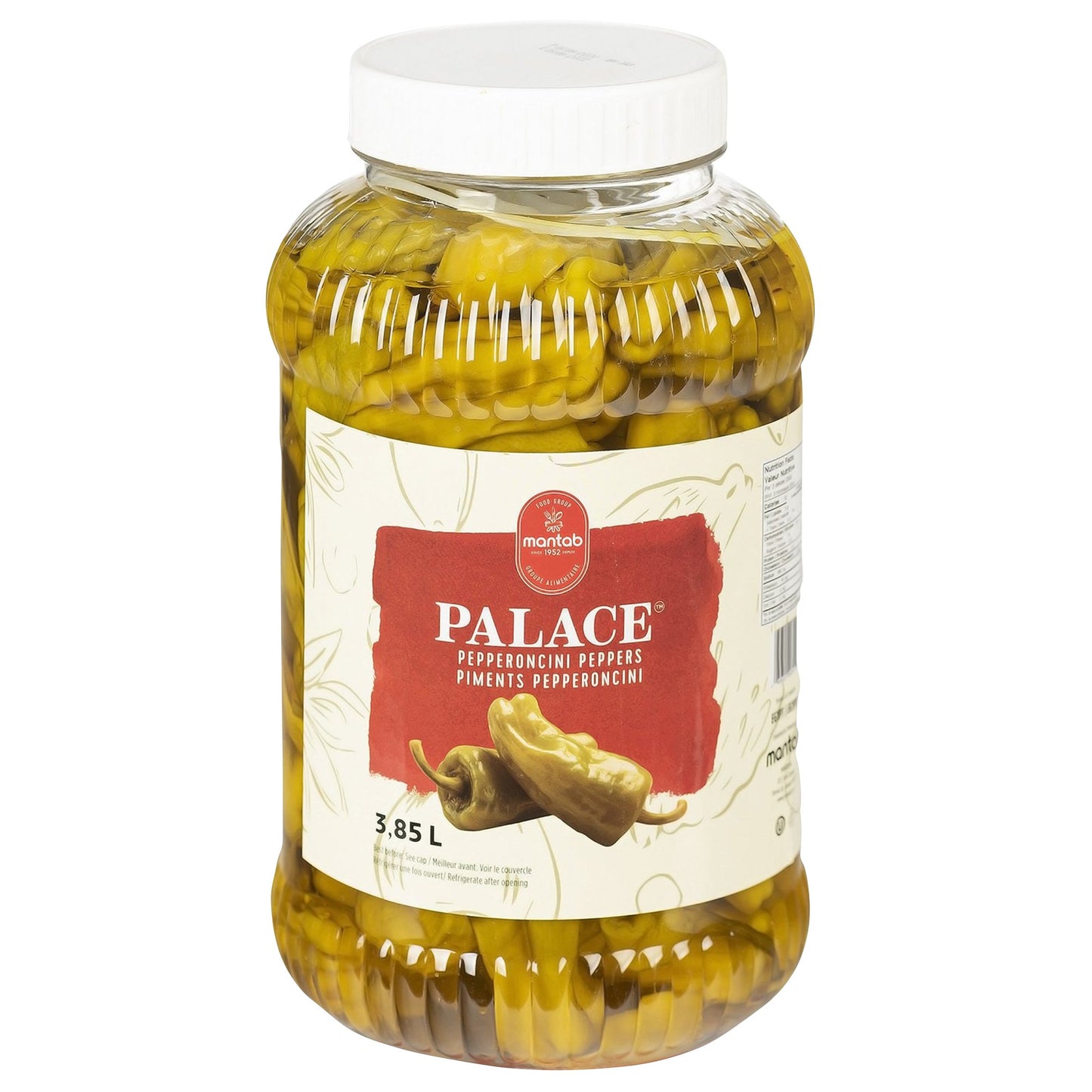 Palace Whole Pepperoncini Peppers, 3.85 L - image 1