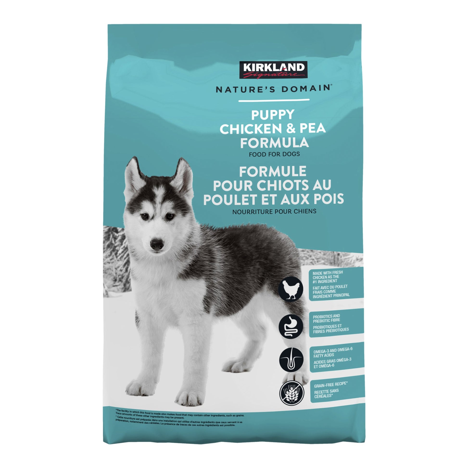 Kirkland Signature Nature's Domain Puppy Chicken & Pea, 9.07 kg - image 1