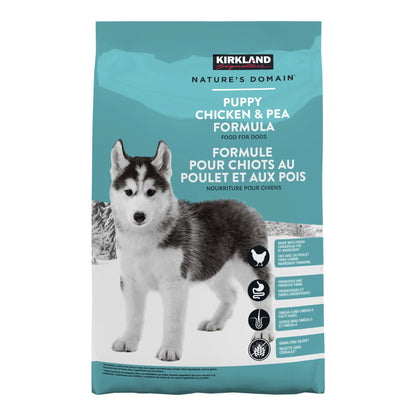 Kirkland Signature Nature's Domain Puppy Chicken & Pea, 9.07 kg - image 1