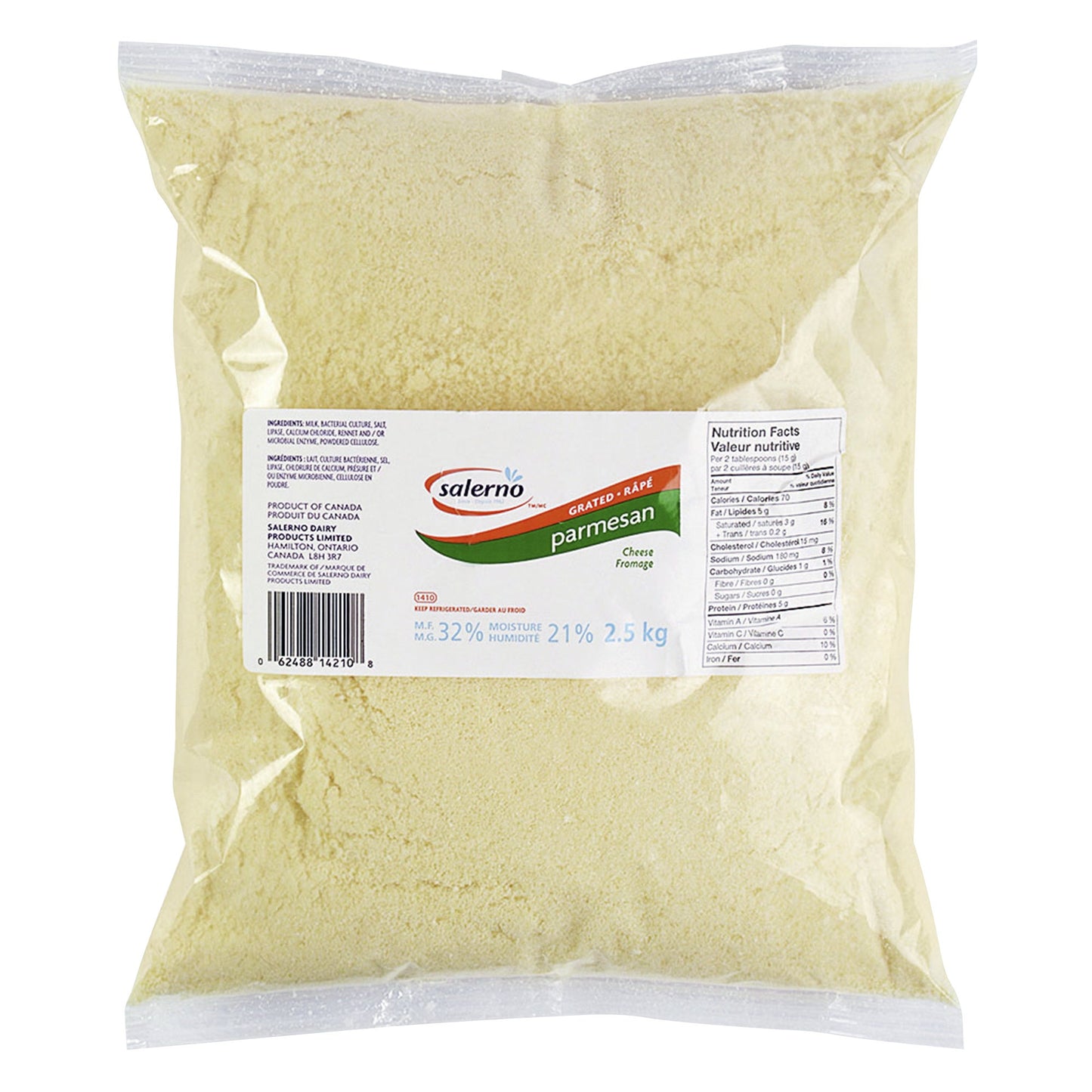 Salerno Grated Parmesan, 2.5 kg - image 1