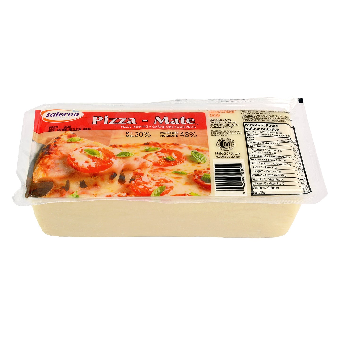 Salerno Pizza Mate Cheese Block, 2.2 kg - image 1