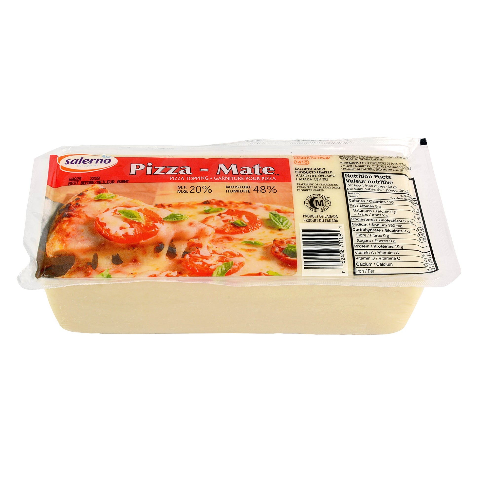 Salerno Pizza Mate Cheese Block, 2.2 kg - image 1