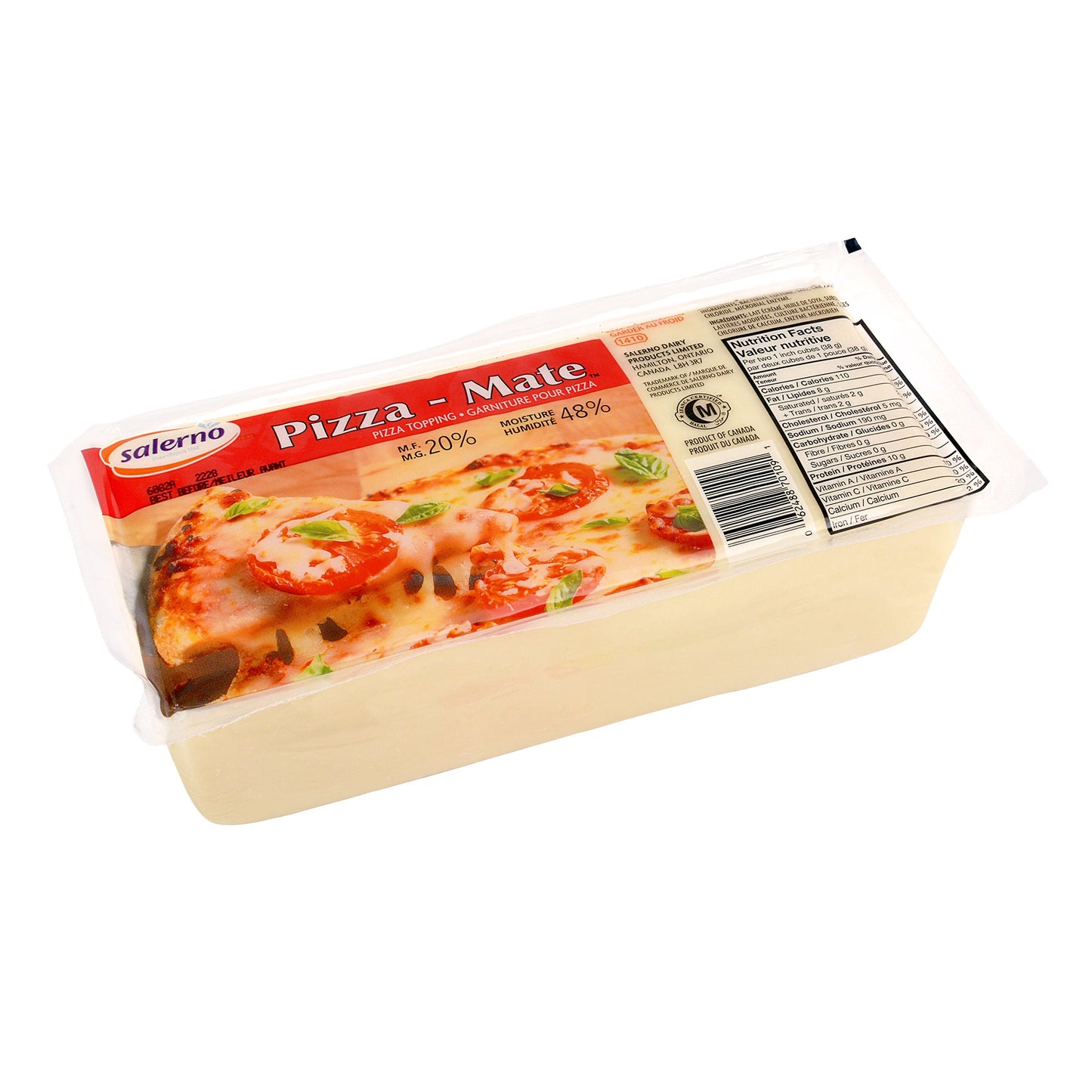 Salerno Pizza Mate Cheese Block, 2.2 kg - image 2