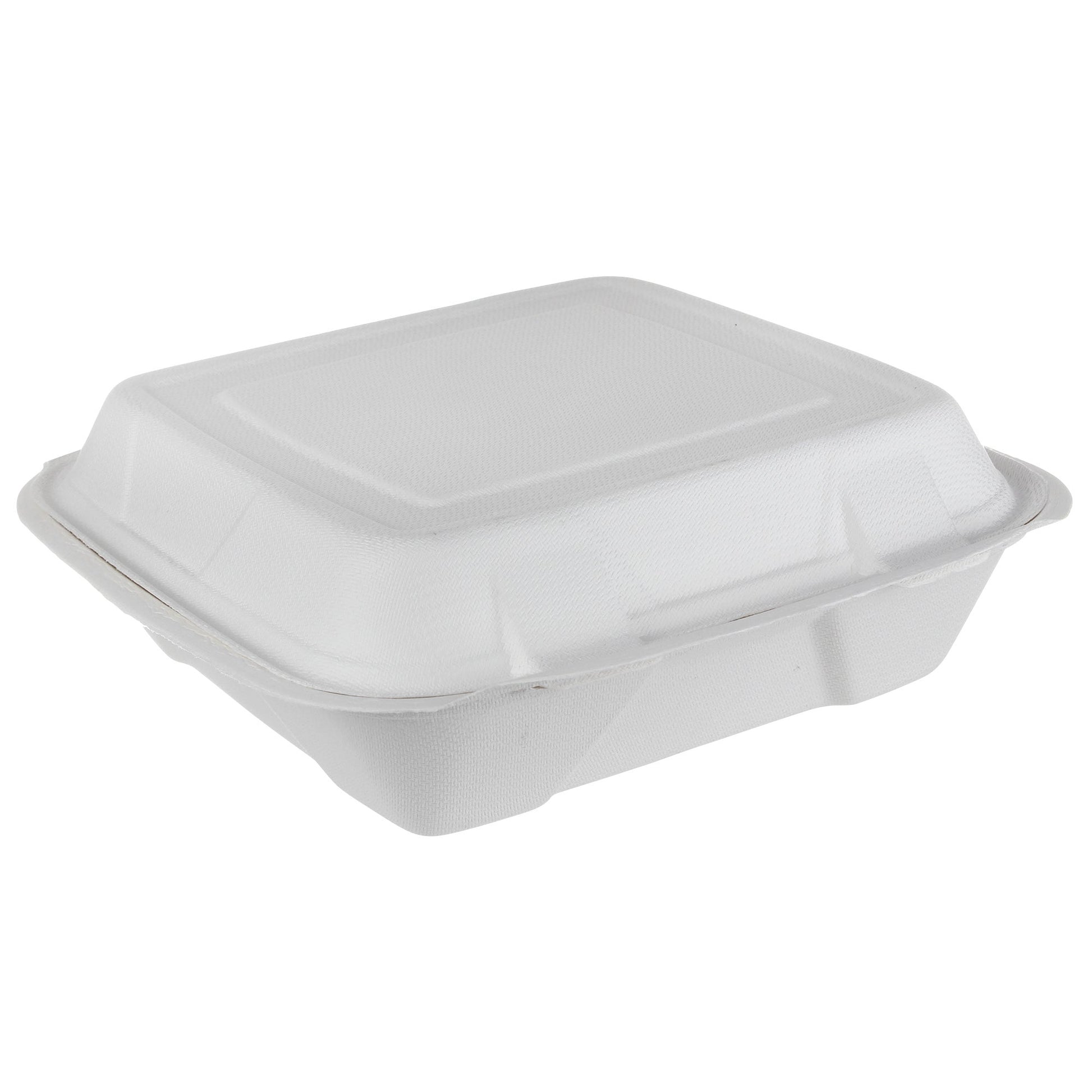 IECO Hinged Bagasse Containers 9 in × 9 in, 2 packs of 50 - image 1