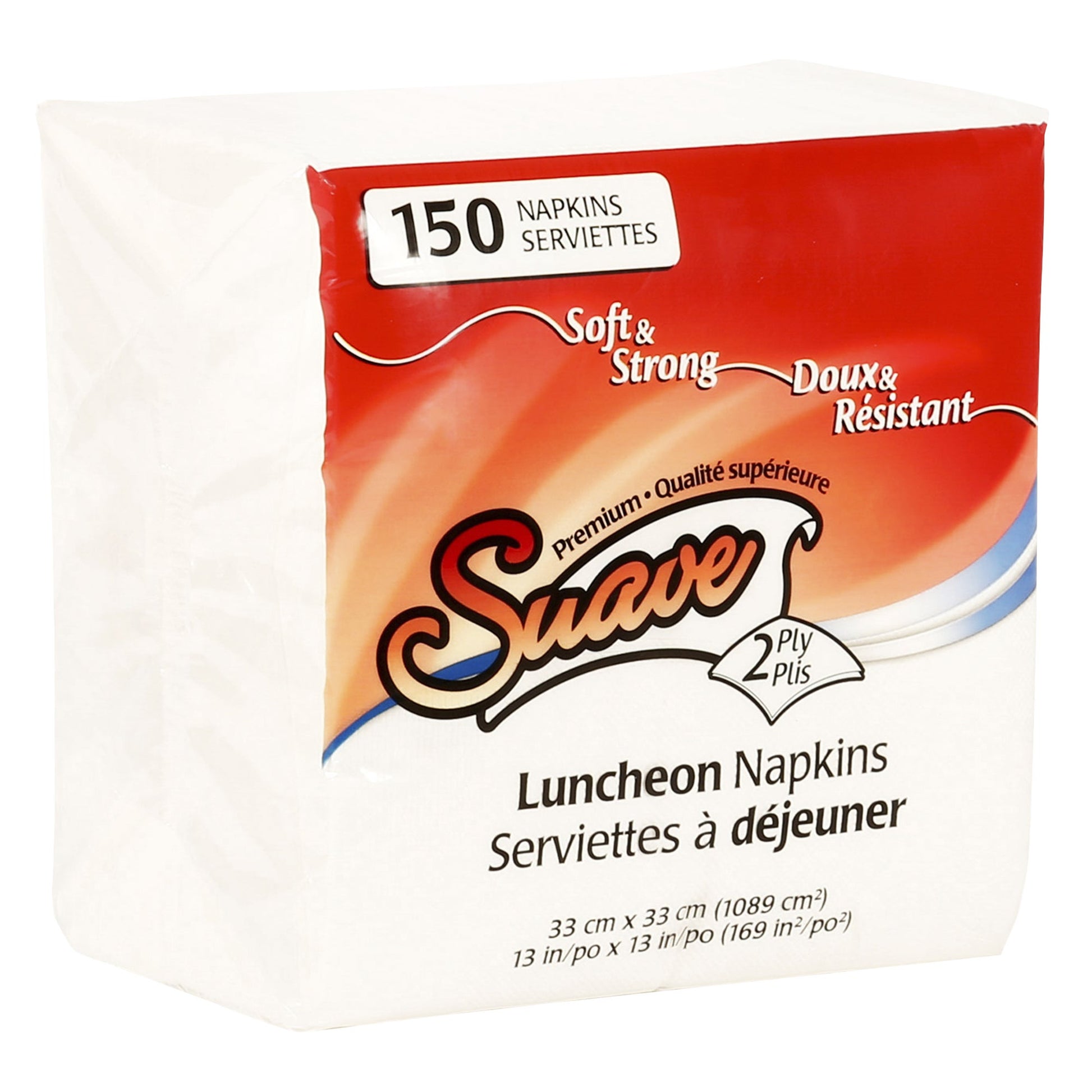 Suave 2-ply Virgin Luncheon Napkins, 6 packs of 150 - image 3