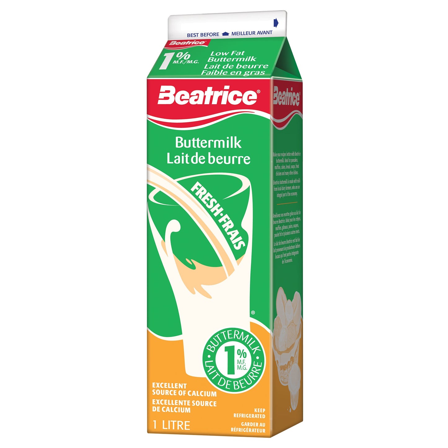 Beatrice 1% Buttermilk, 1 L - image 1
