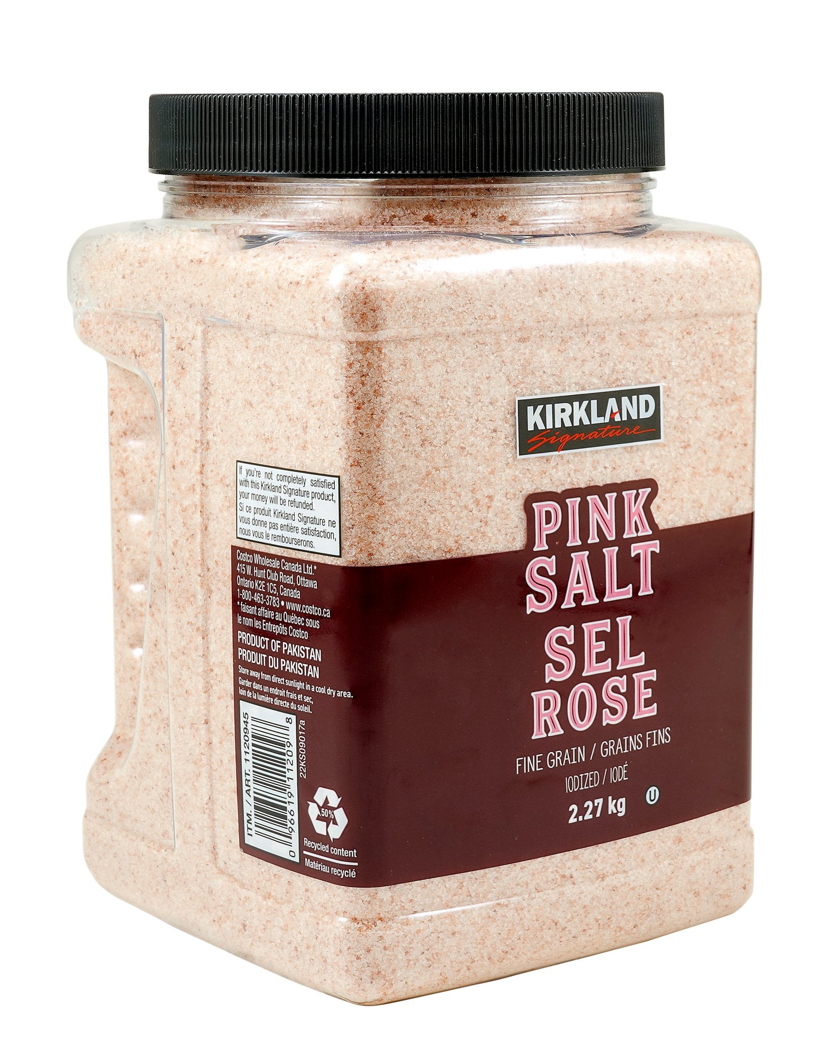 Kirkland Signature Ground Himalayan Pink Salt, 2.27 kg - image 1