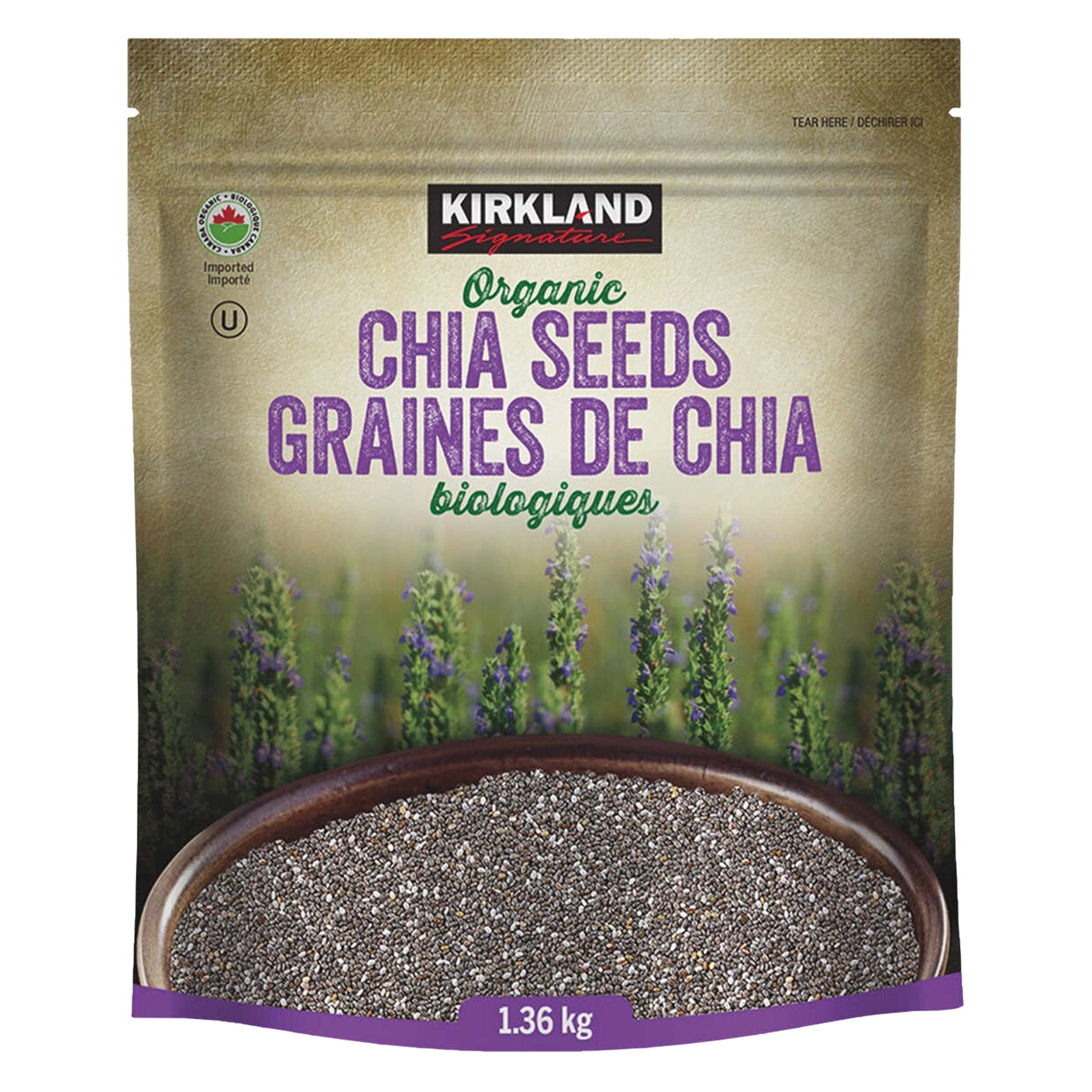 Kirkland Signature Organic Chia Seeds, 1.36 kg - image 1