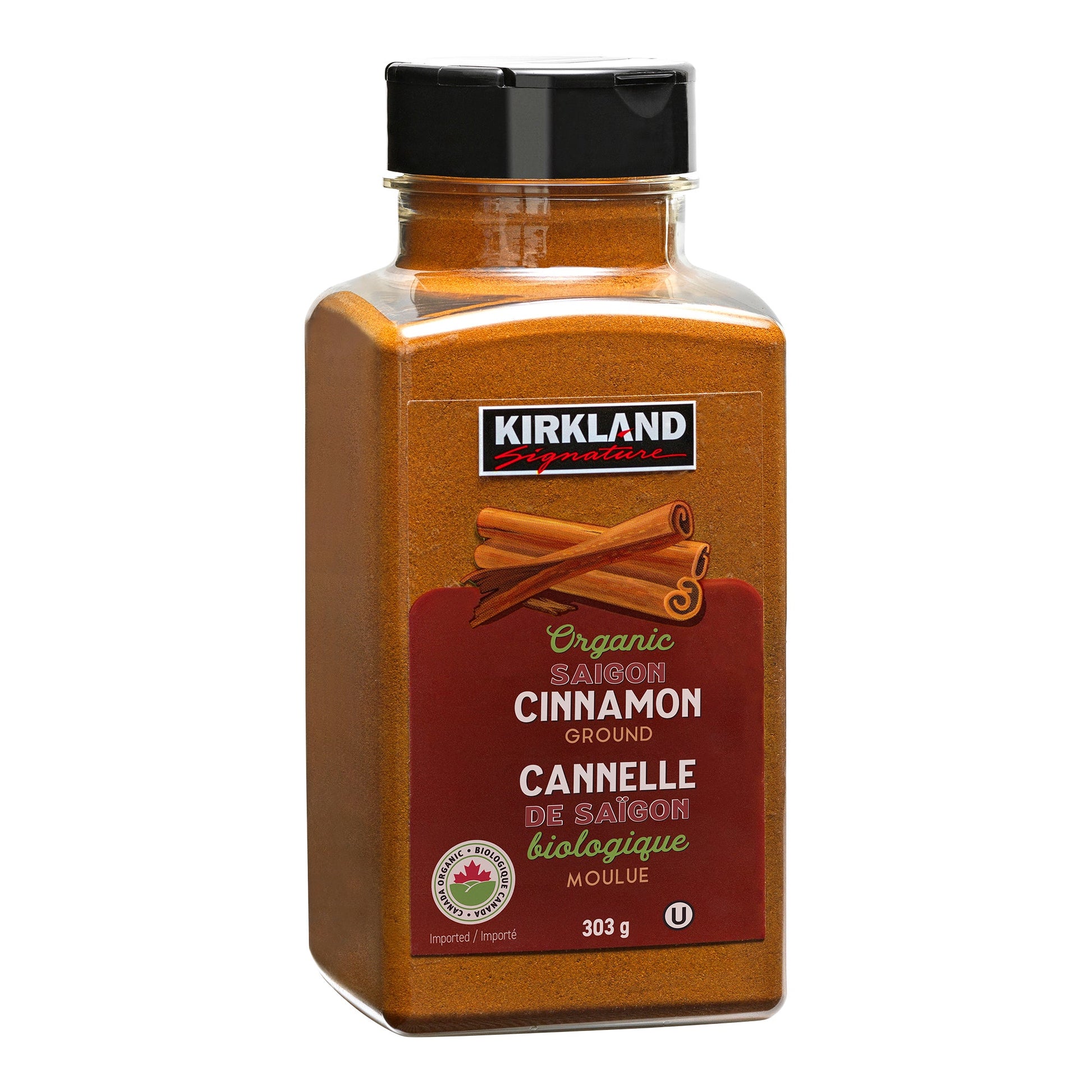 Kirkland Signature Organic Ground Cinnamon 303g - image 1