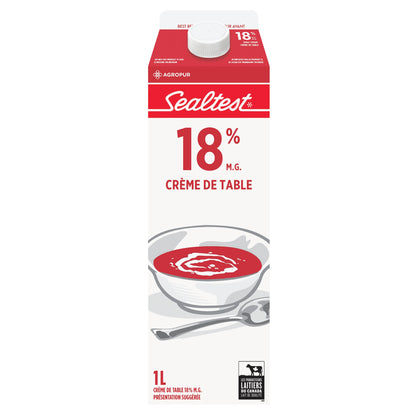 Sealtest 18% Table Cream, 1 L - image 1
