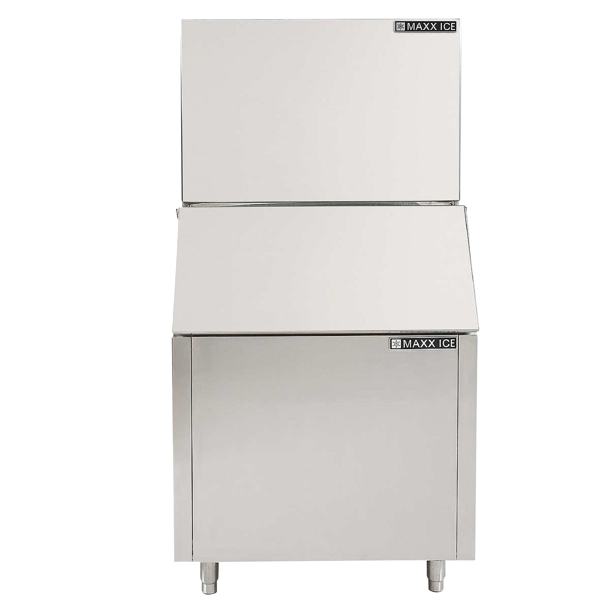 Maxx Ice 204.5 kg (450 lb.) Commercial Modular Clear Ice Maker and Storage Bin - image 1