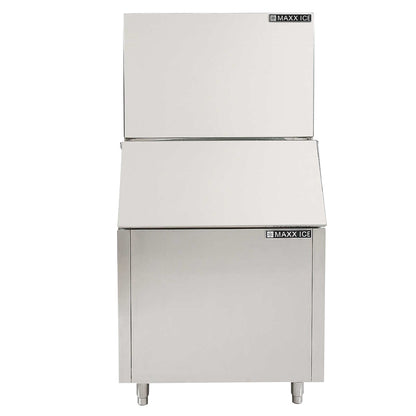 Maxx Ice 204.5 kg (450 lb.) Commercial Modular Clear Ice Maker and Storage Bin - image 1