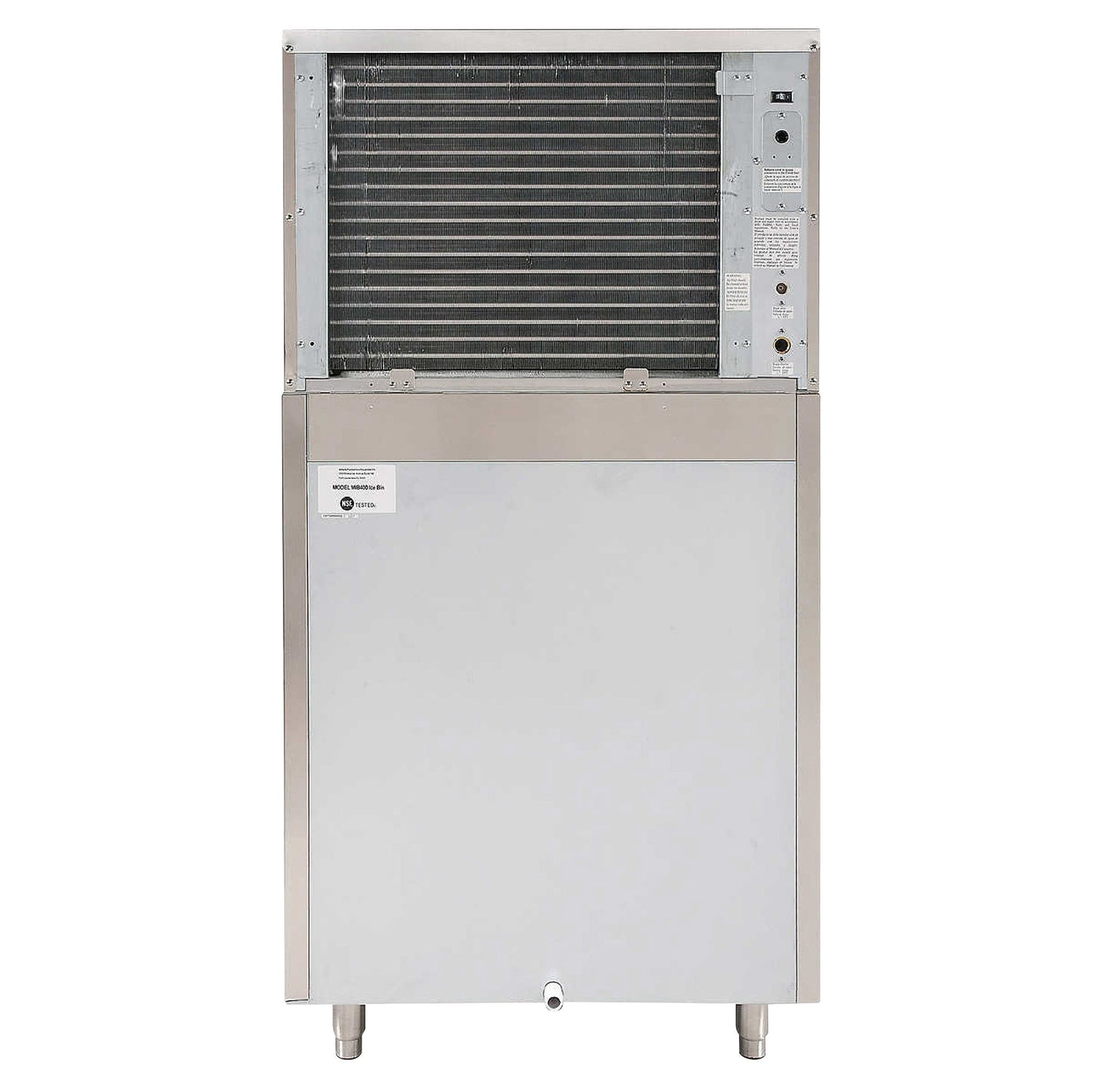 Maxx Ice 204.5 kg (450 lb.) Commercial Modular Clear Ice Maker and Storage Bin - image 2
