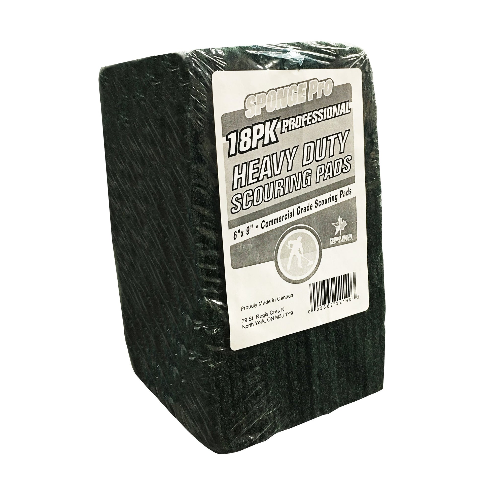 Sponge Pro Premium Heavy-Duty Scouring Pads, Pack of 18 - image 1