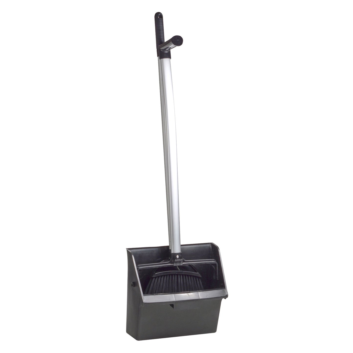Black Lobby Broom and Dust Pan - image 1