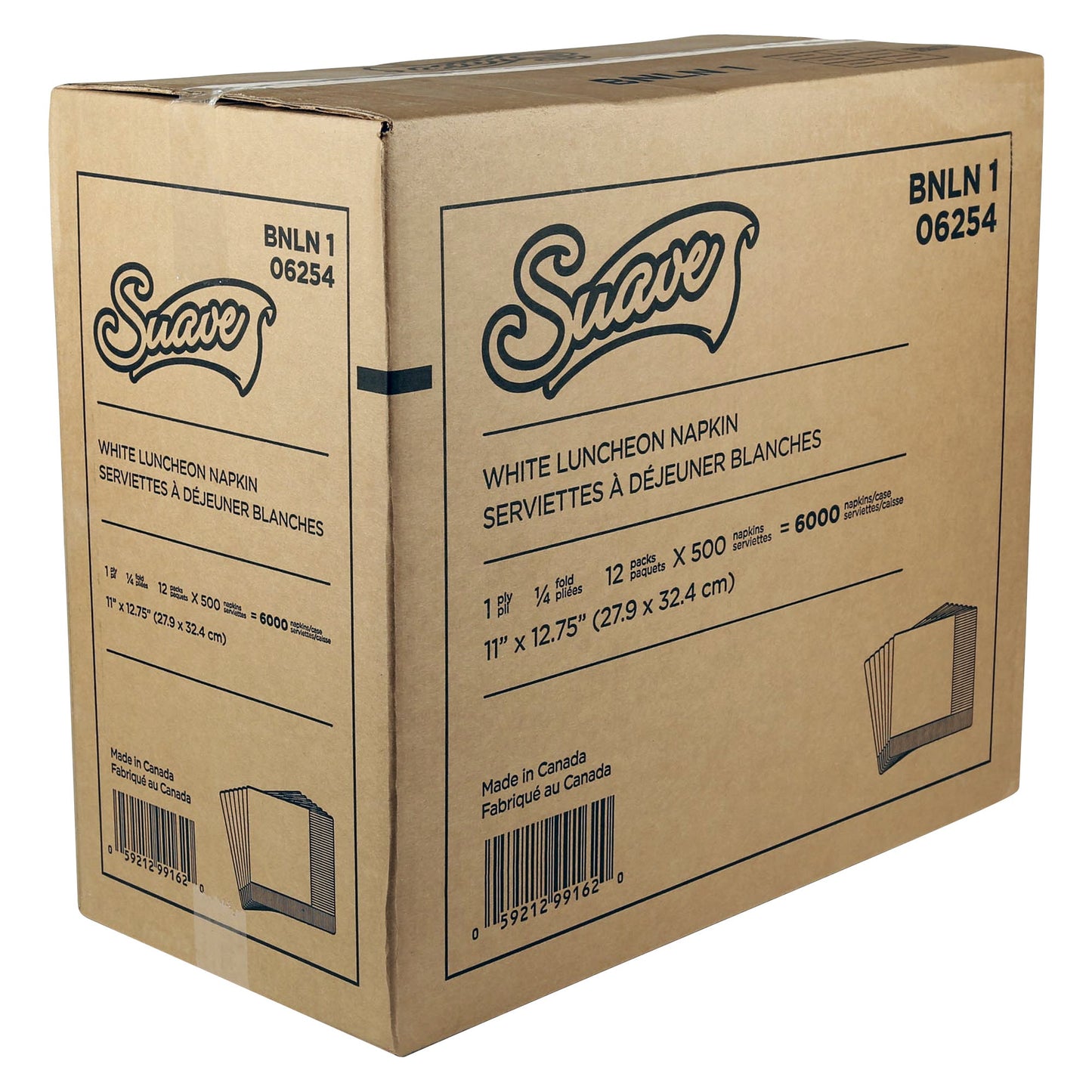 Suave 1-ply Recycled Luncheon Napkins, 12 packs of 500 - image 3