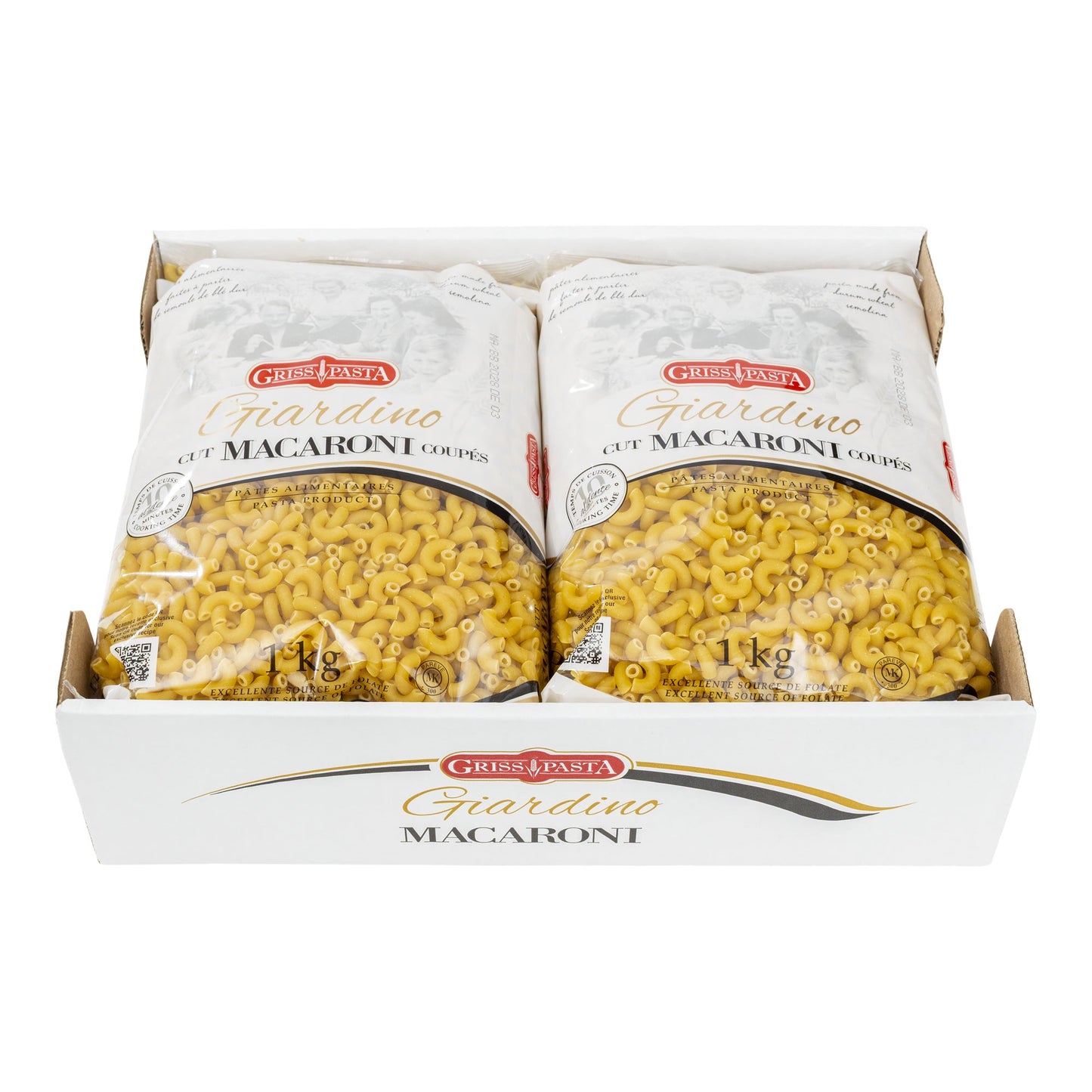 Griss Pasta Giardino Macaroni, 4 x 1 kg - image 2