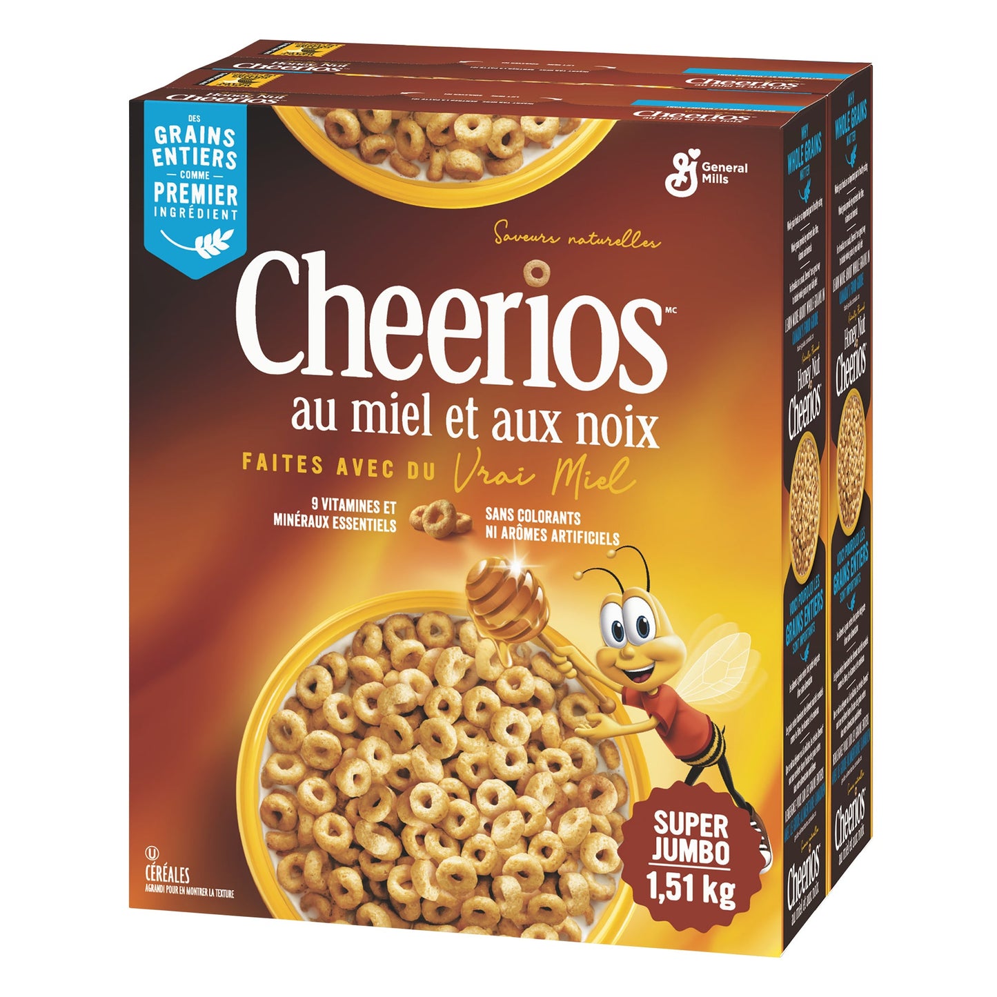 Honey Nut Cheerios Cereal, 1.51 kg - image 1