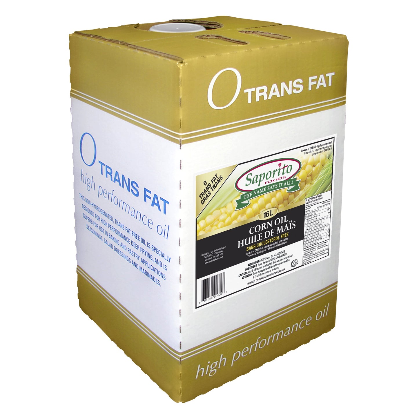 Saporito Corn Oil, 16 L - image 1