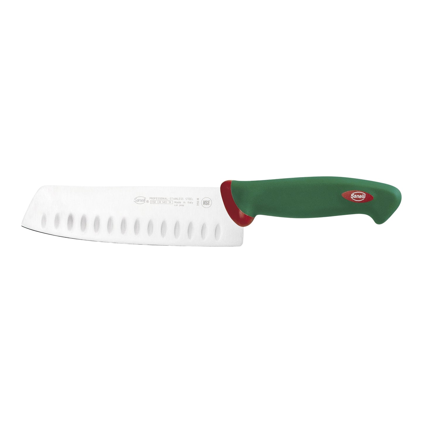 Sanelli Indented Japanese Knife, 17.78 cm (7 in) - image 1