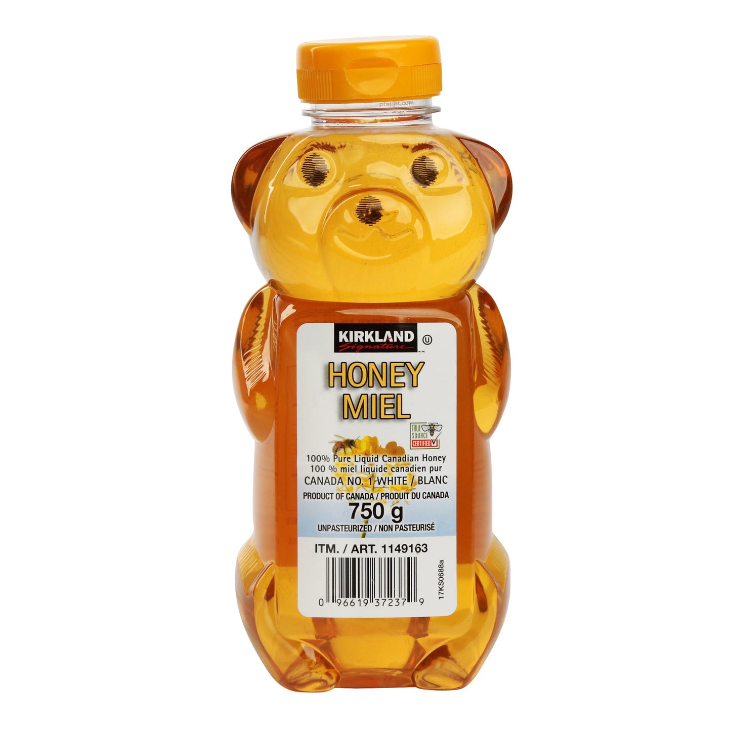 Kirkland Signature 100% Pure Liquid Honey, 3 × 750 g - image 1