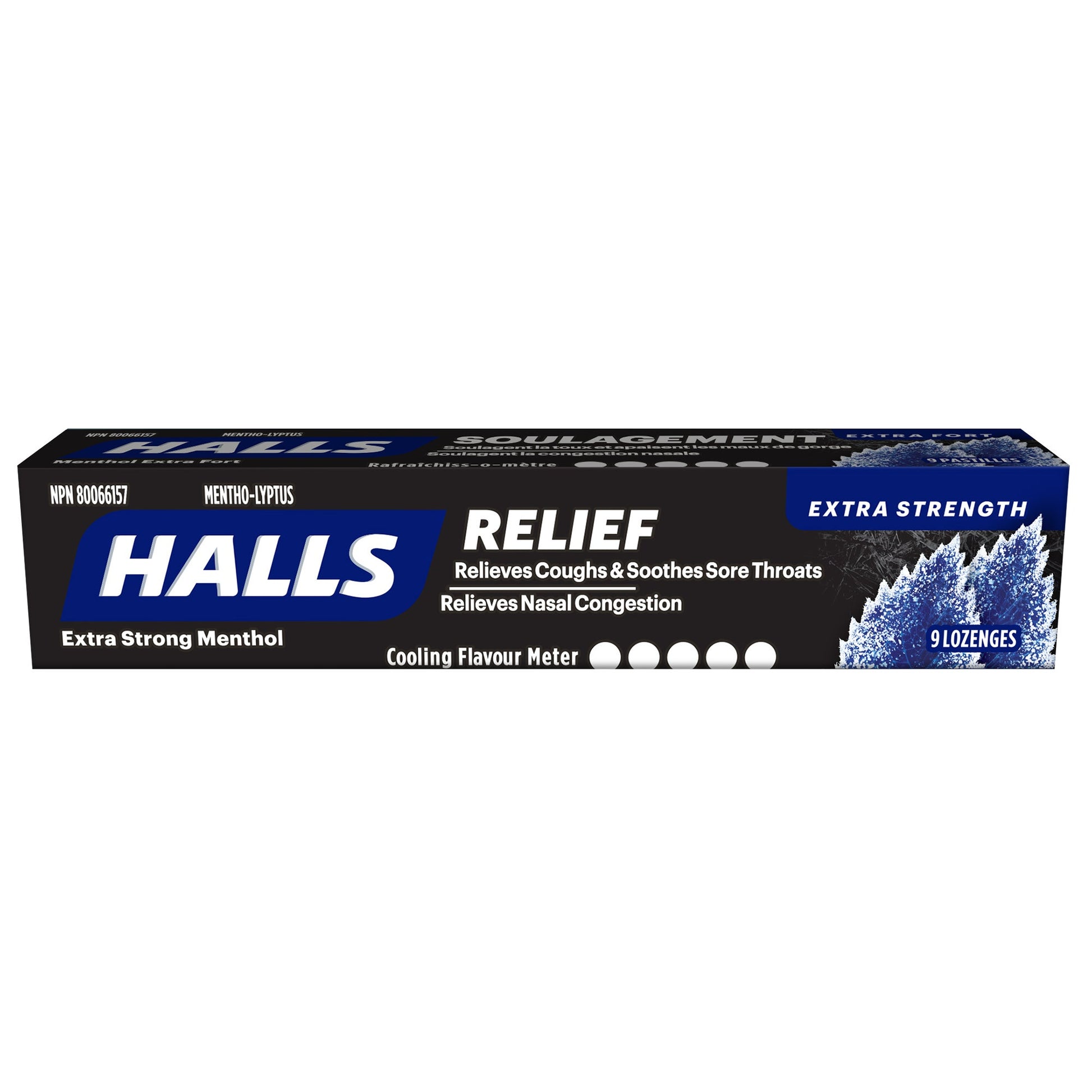HALLS Mentho-Lyptus Extra Strong Cough Drops, 20 packs of 9 - image 1