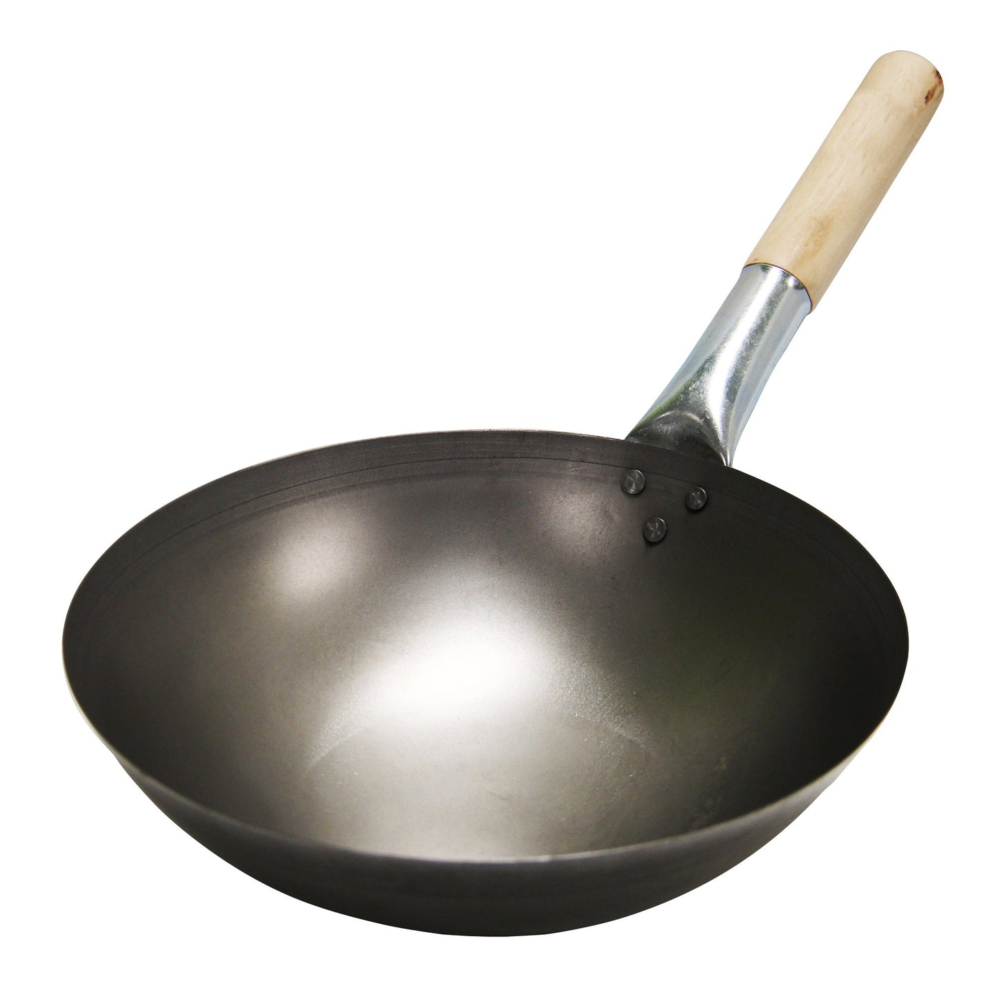 Sagetra Wok with Wood Handle, 35.5 cm (14 in) - image 1