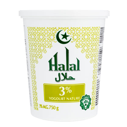 Halal 3% Yogurt, 6 x 750 g - image 1