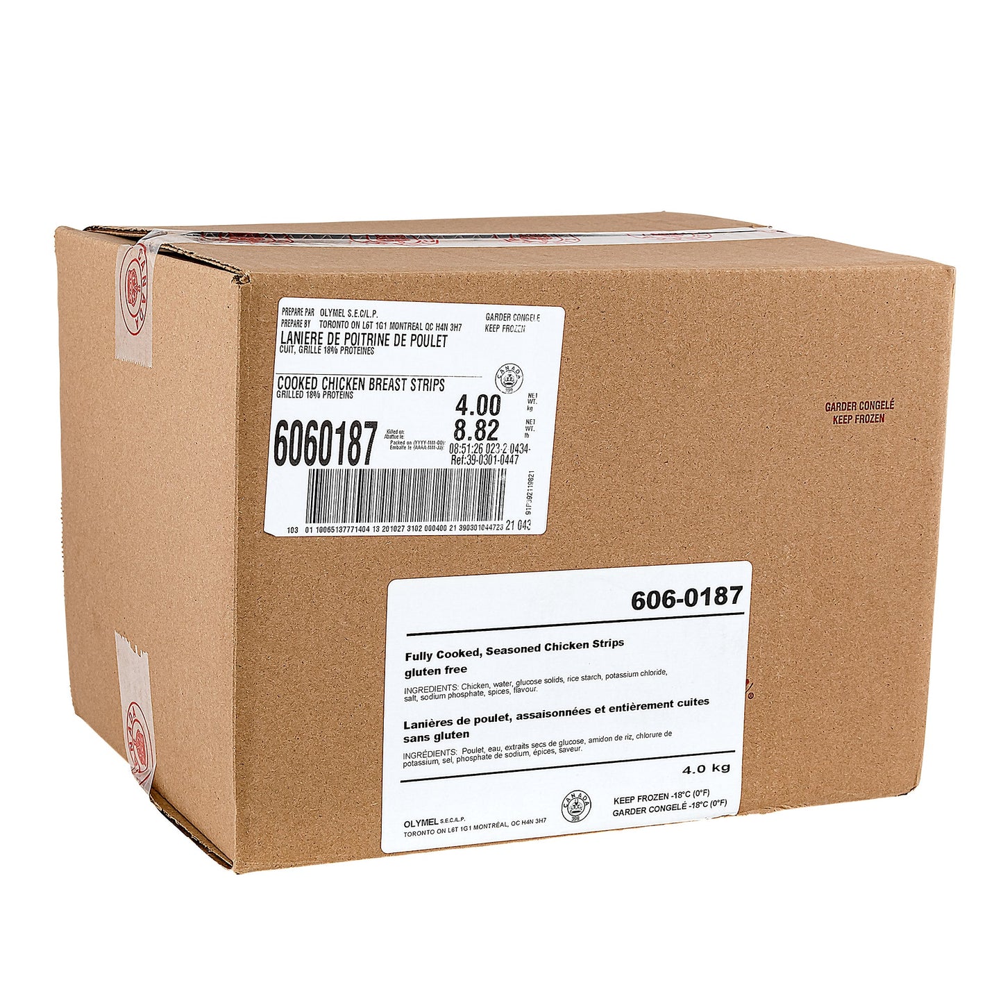 Olymel Chicken Breast Strips, 4 kg - image 1