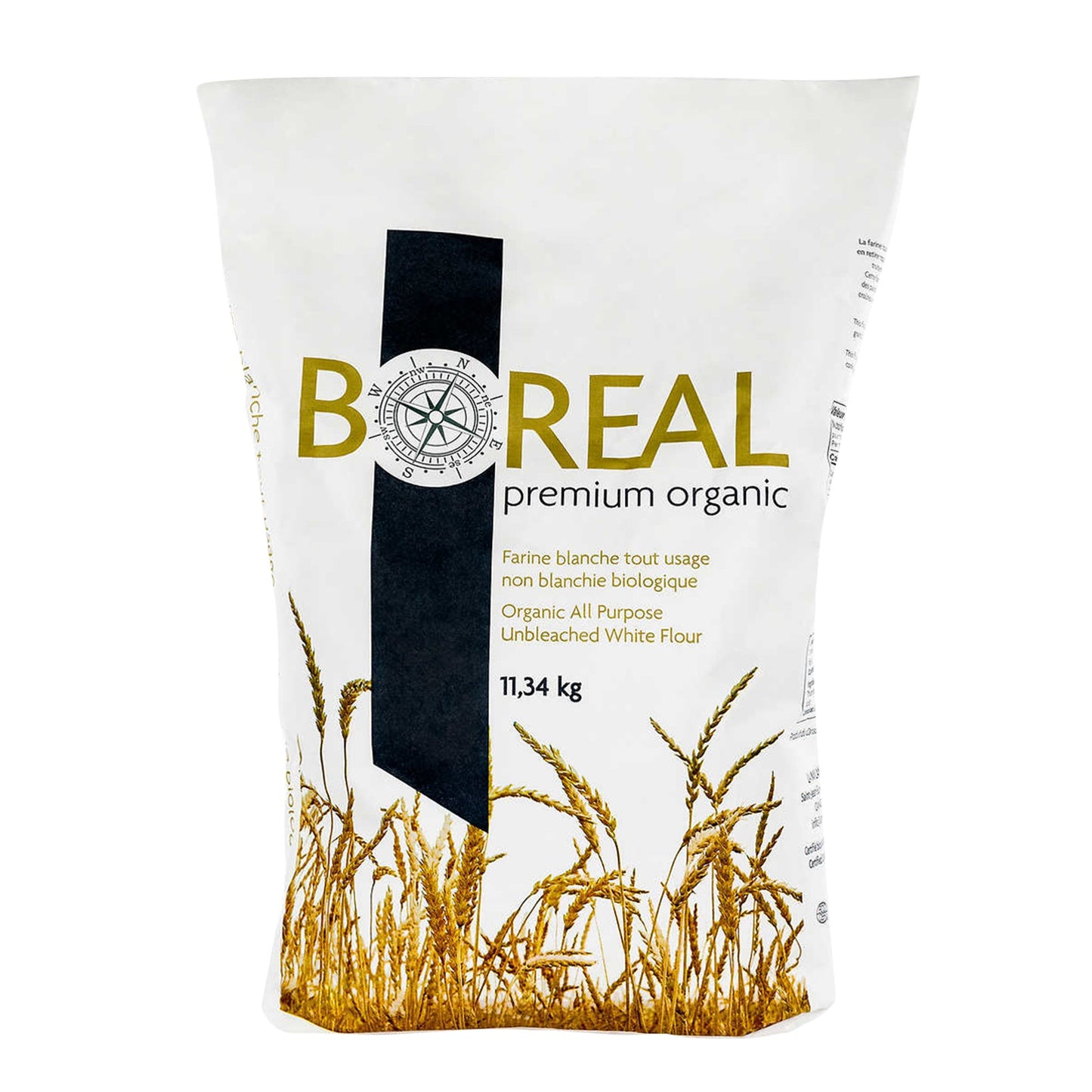 Boreal Premium Organic All Purpose Organic White Flour, 11.34 kg - image 1
