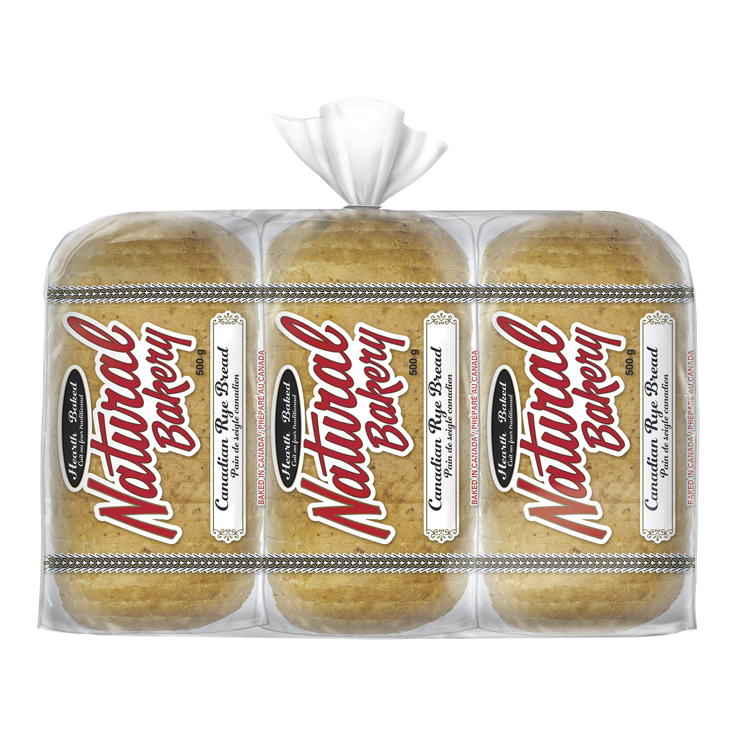 Natural Bakery Canadian Rye Bread, 3 x 500 g - image 1