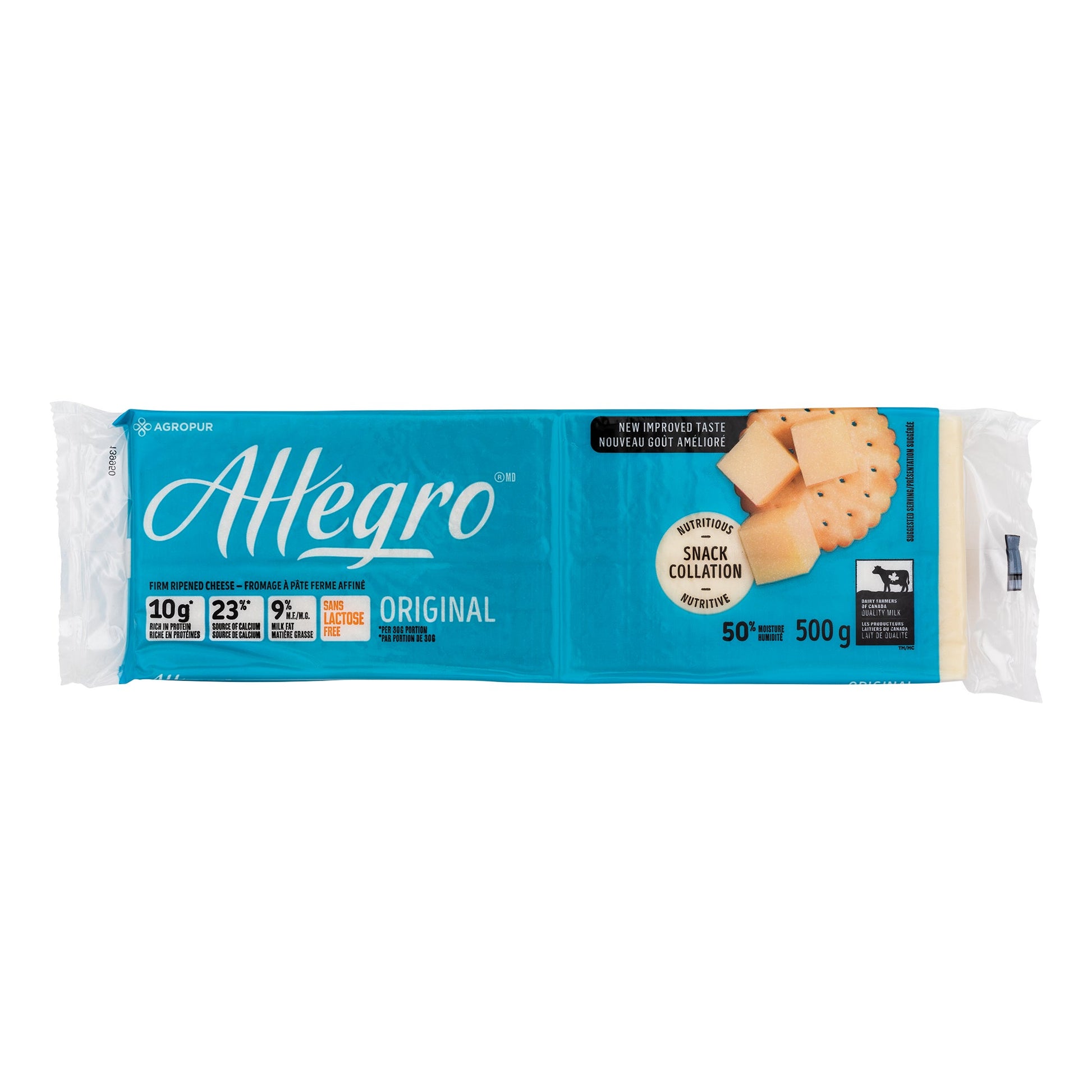 Agropur Allegro 9% Cheese, 500 g - image 1