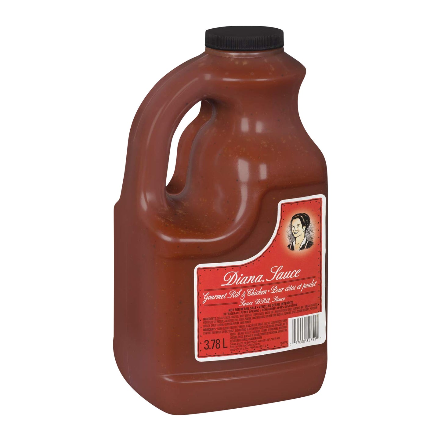 Diana Gourmet Rib and Chicken BBQ Sauce, 3.78 L - image 1