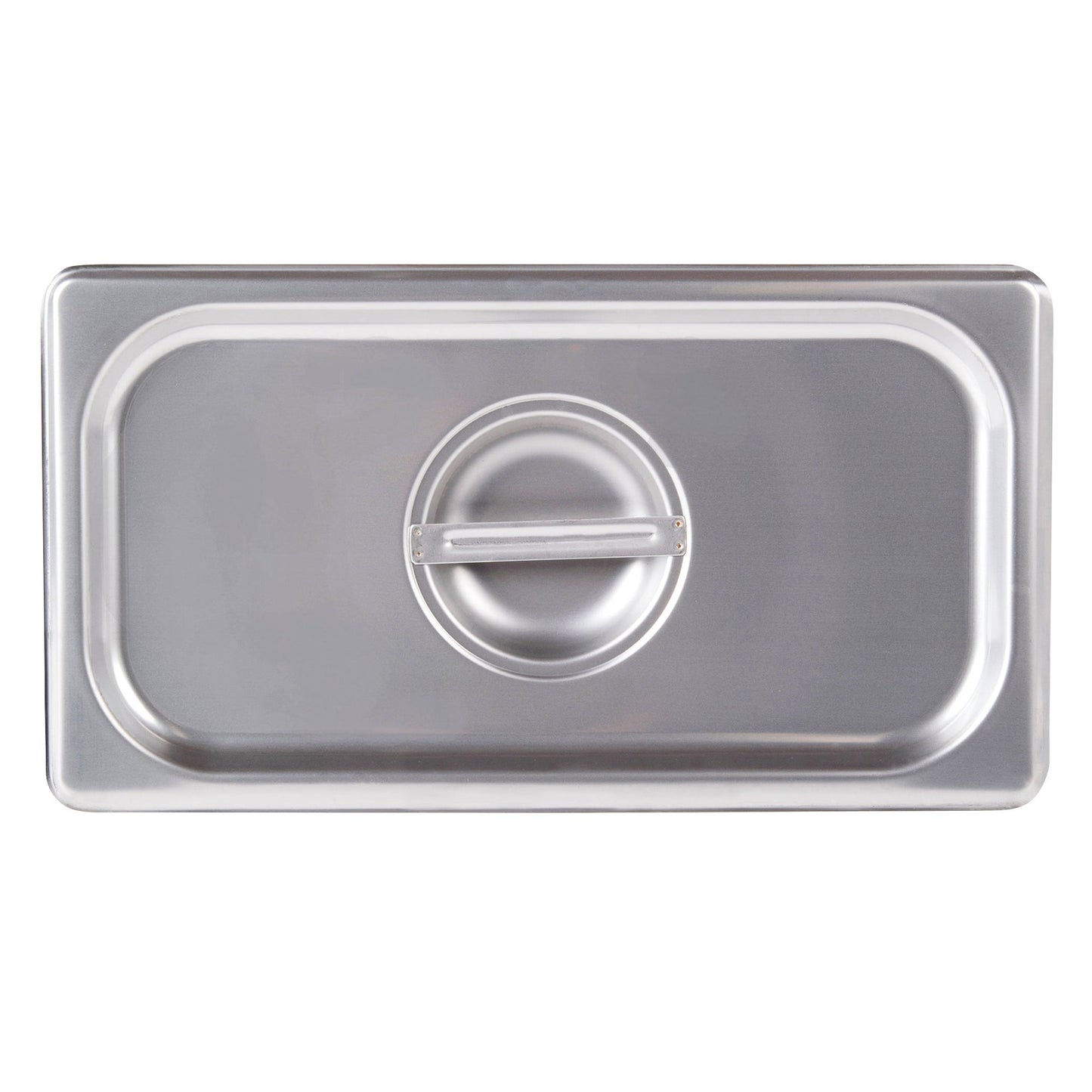 Sagetra 1/3 Size Rectangular 24-gauge 18-8 Stainless-steel Solid Cover for Anti-jam - image 1