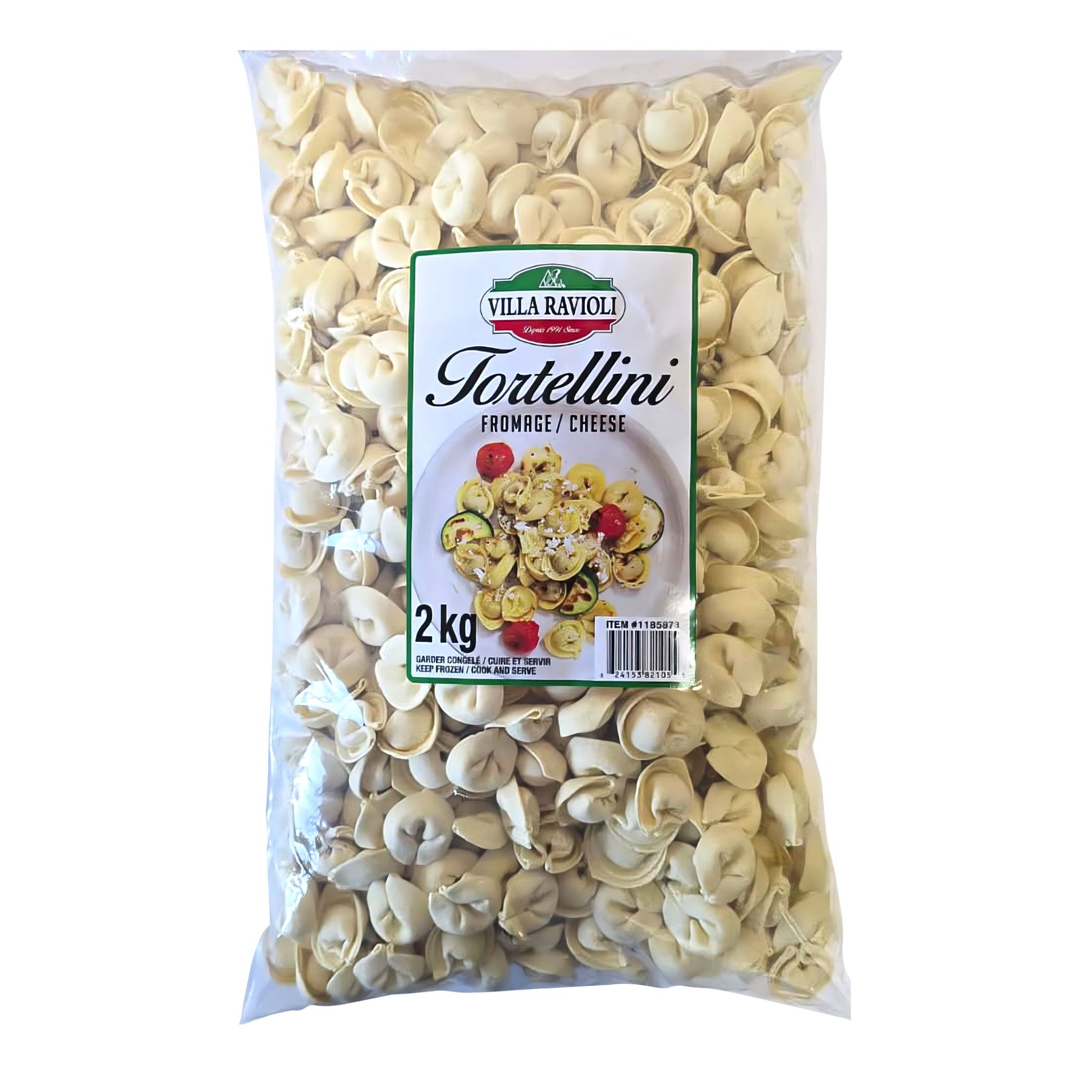 Villa Ravioli Frozen Cheese Tortellini, 2 kg - image 1
