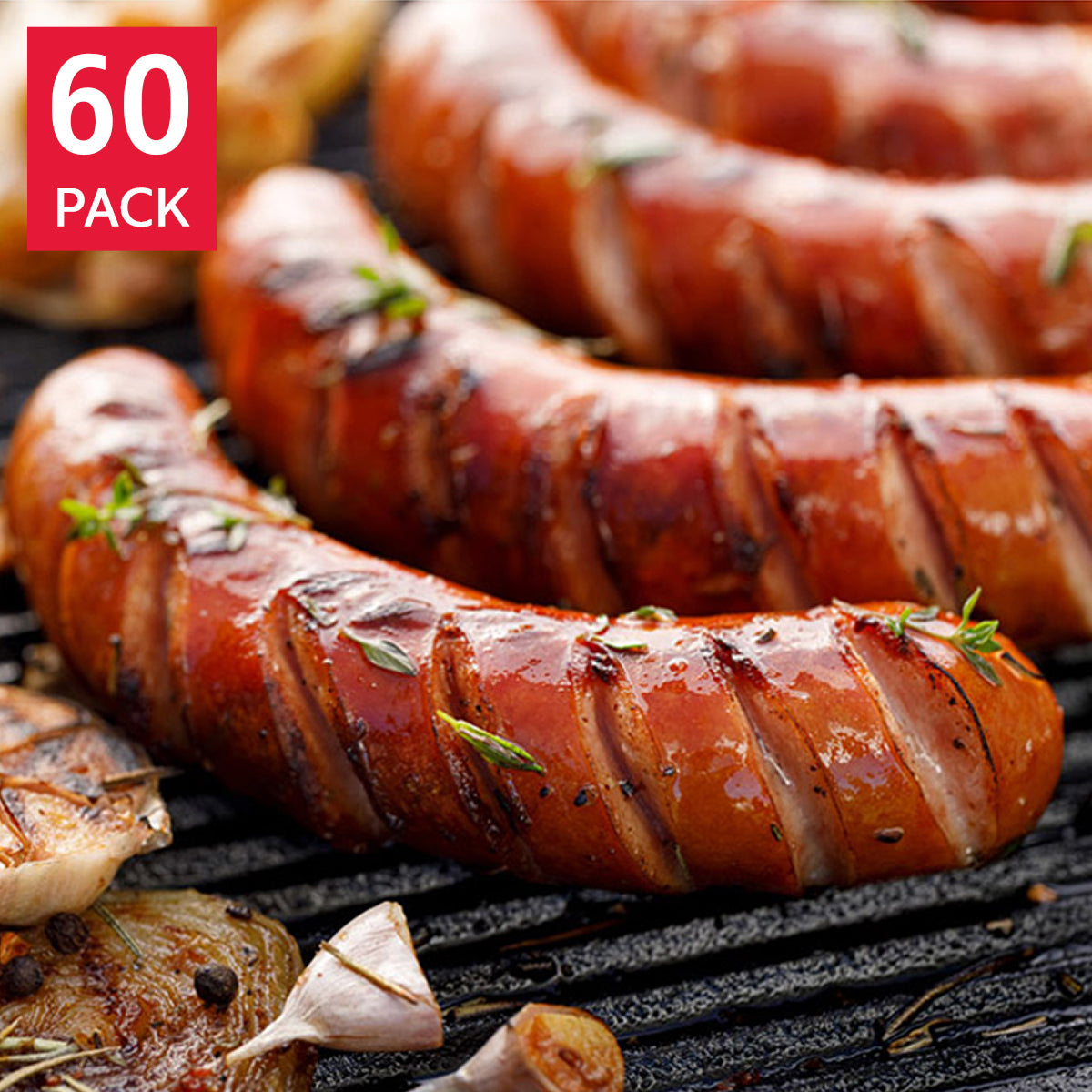Northfork Meats Cooked Game Sausages Trio Natural Frontier 5 kg (11 lb) - image 1
