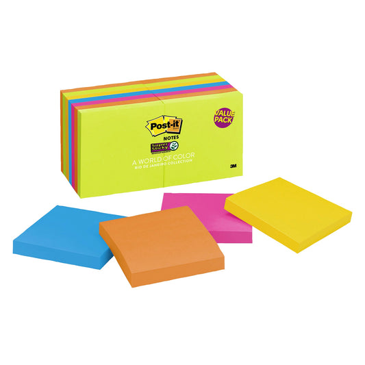 3M Post-it Super Sticky Notes, Pack of 14 - image 1