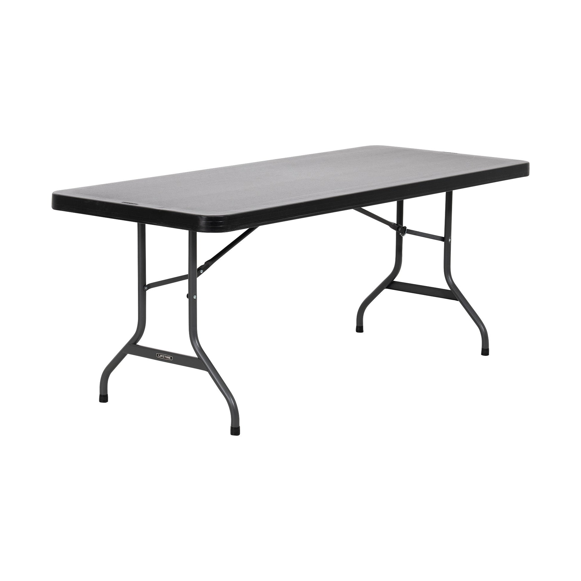 Lifetime Commercial Black Folding Table 6 ft. - image 1