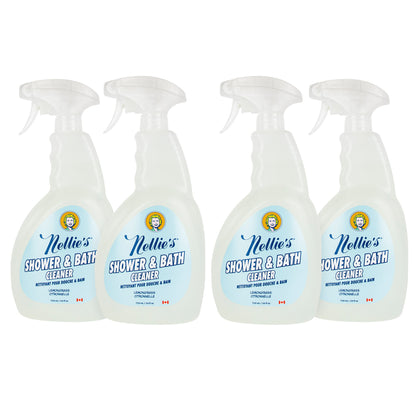 Nellie's Shower and Bath Cleaner 710 ml, 4-pack - image 1