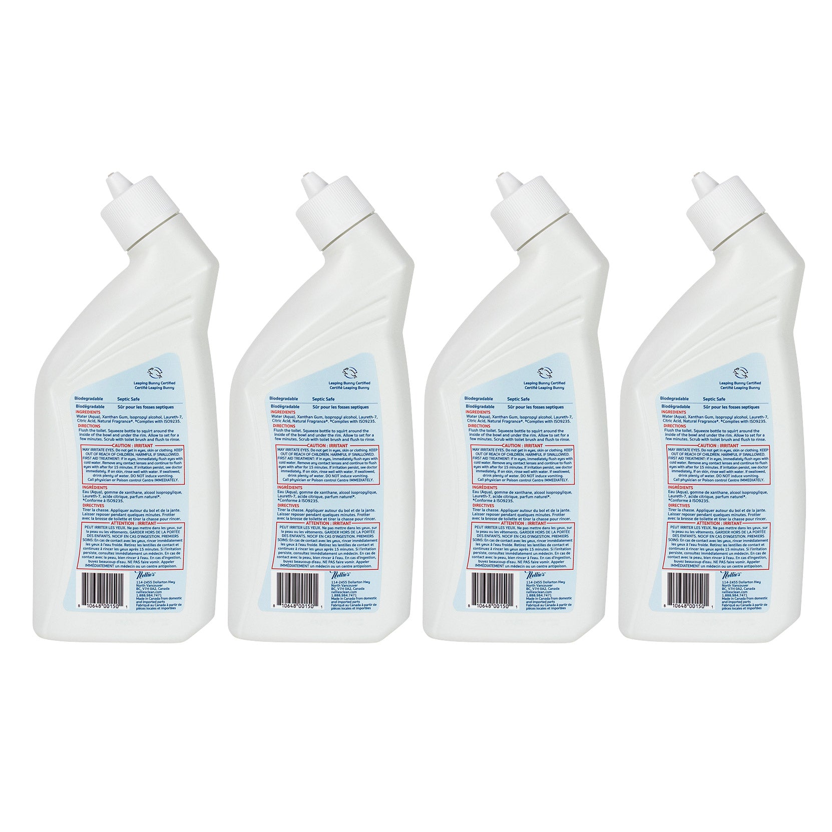 Nellie's Toilet Bowl Cleaner, 4-pack - image 2