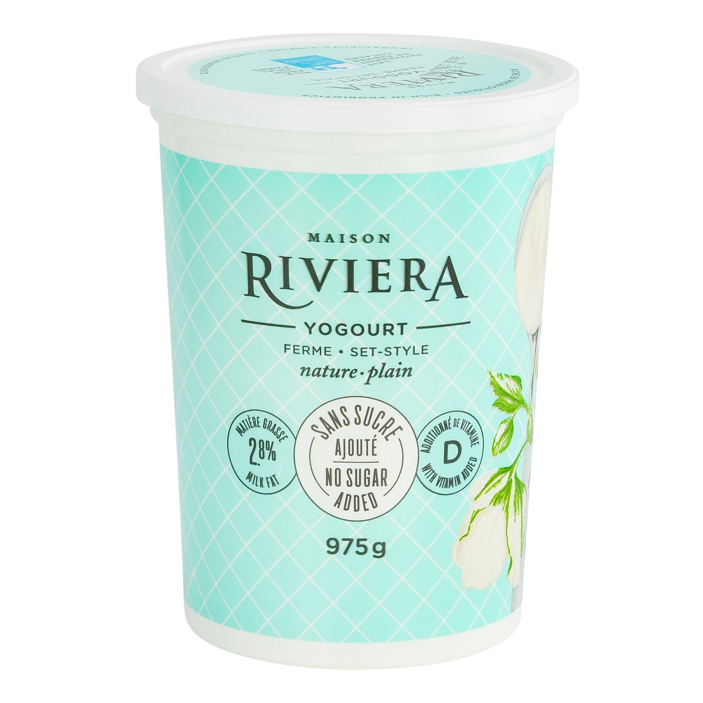 Maison Riveriera Plain Set Style Yogurt, 2 x 975 g - image 1