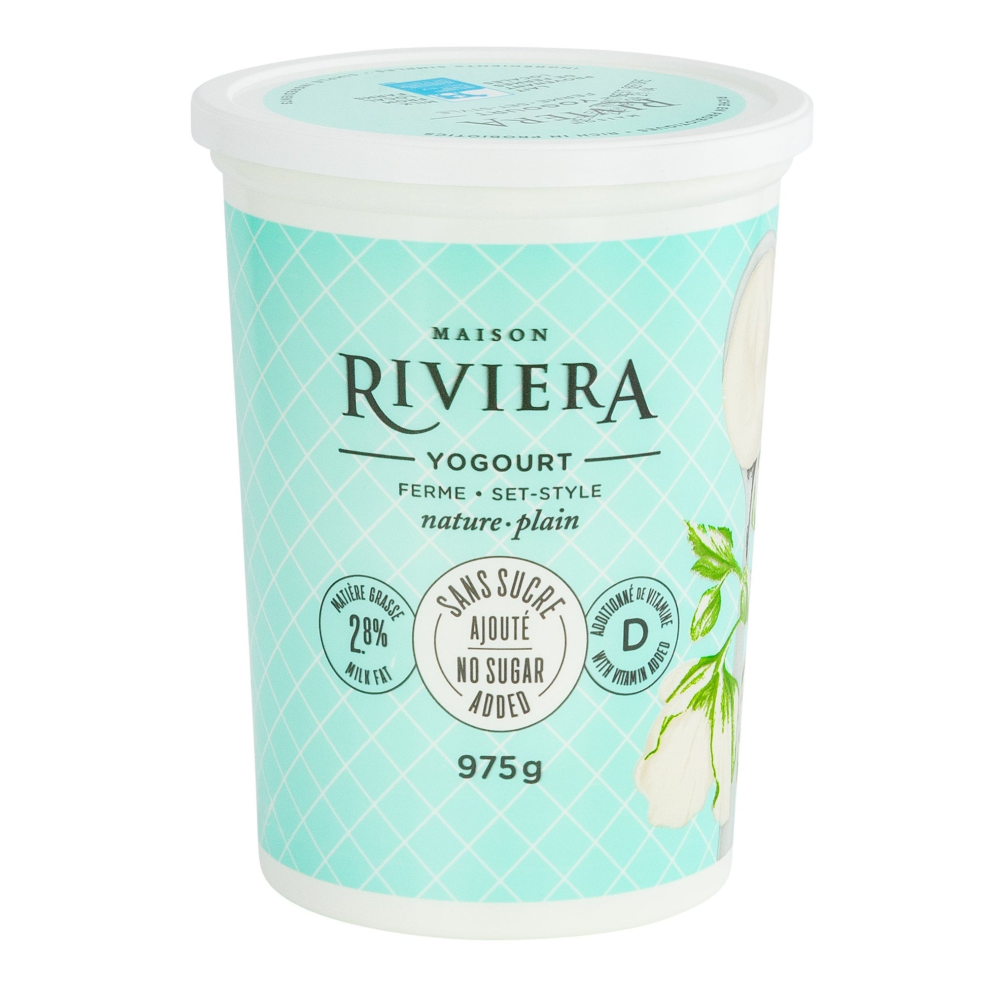 Maison Riveriera Plain Set Style Yogurt, 2 x 975 g - image 1