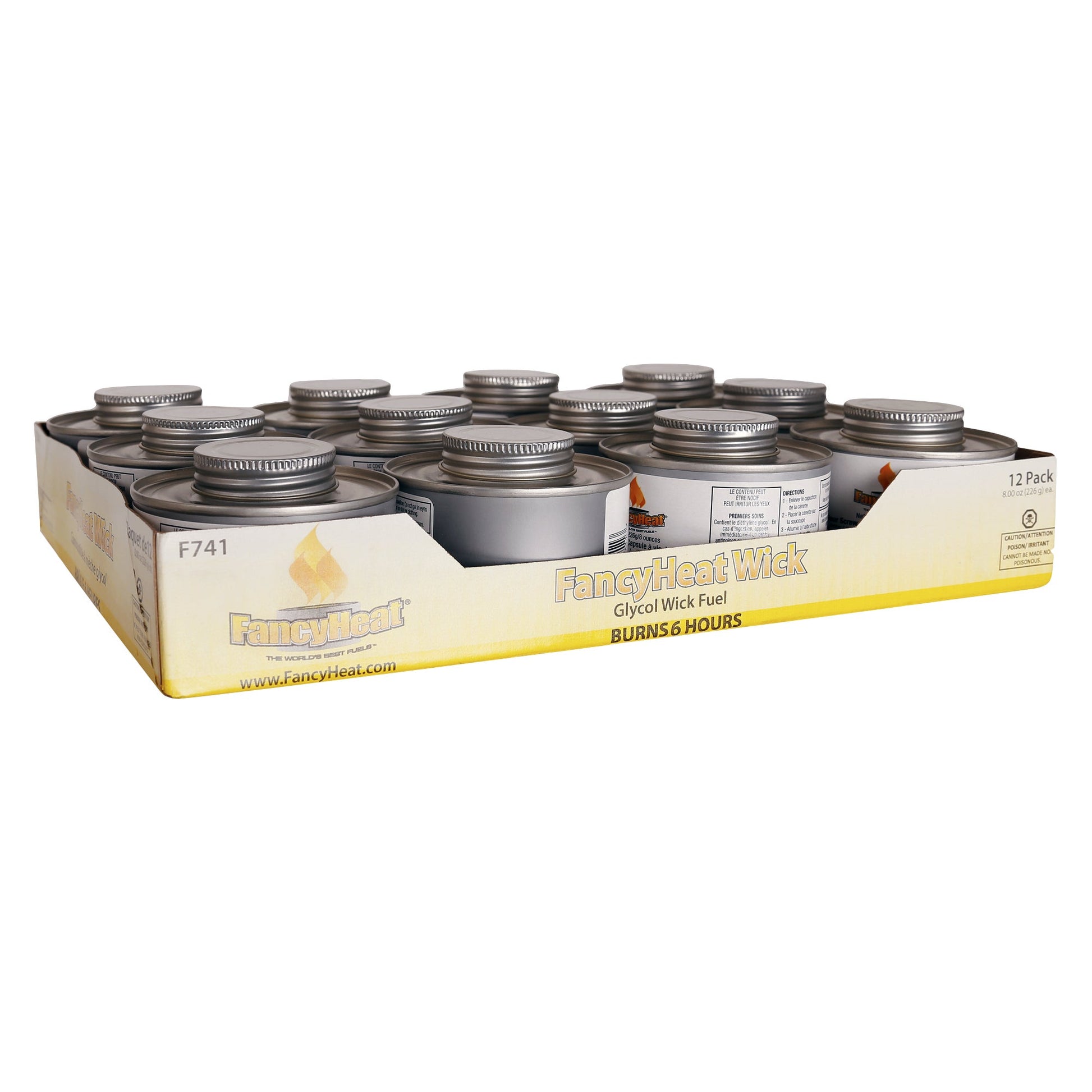 FancyHeat Glycol Wick Fuel, Pack of 12 - image 2