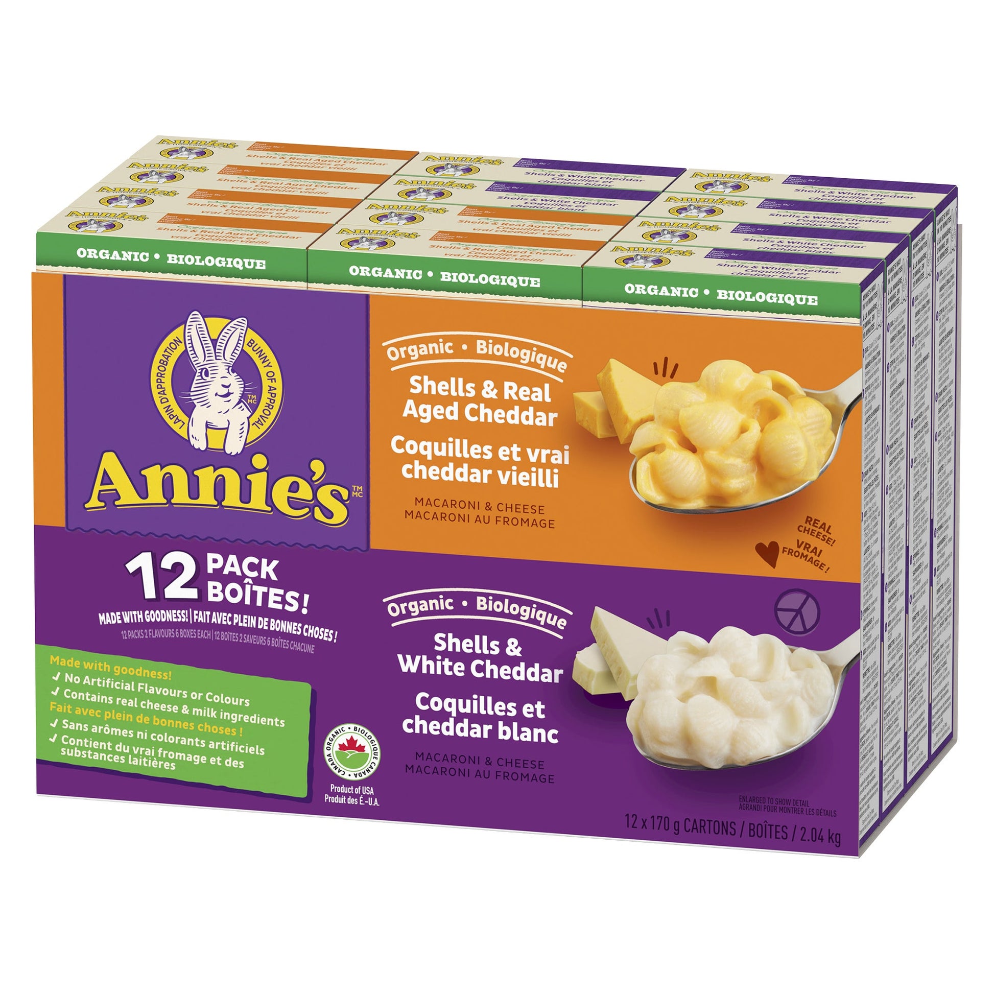 Annie's Organic Mac & Cheese, 12 x 170 g - image 3