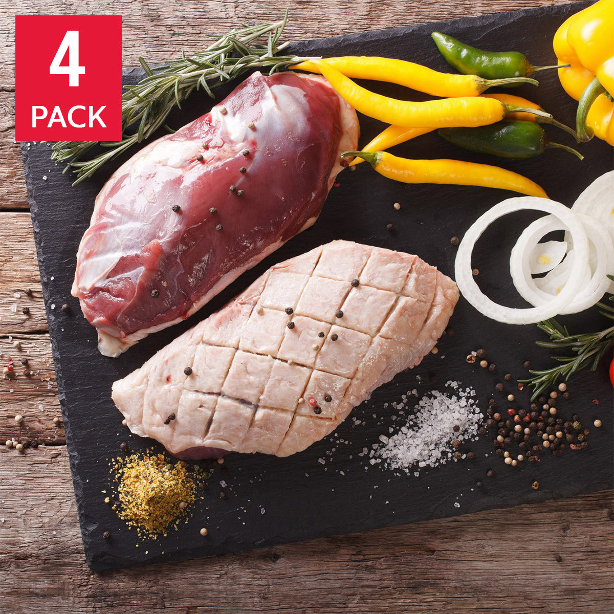 Northfork Meats Duck Breasts 450 g (15.8 oz) x 4 pack - image 1