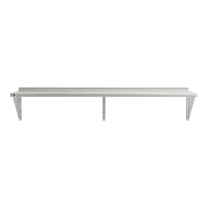 Sagetra Stainless Steel Wall Shelf, 12in × 48in - image 2