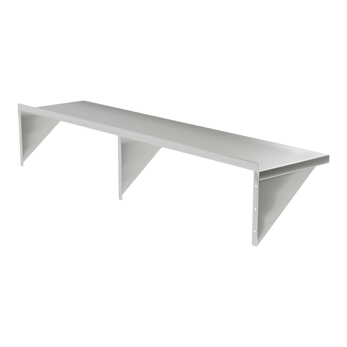 Sagetra Stainless Steel Wall Shelf, 12in × 48in - image 3