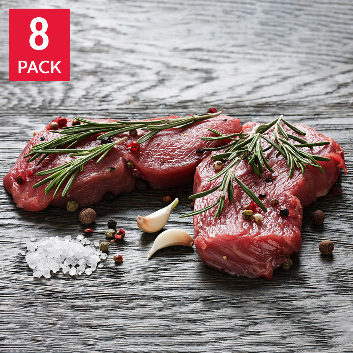 Northfork Meats - Venison Striploin Steaks 2 x 112 g (4 oz) x 8 pack - image 1