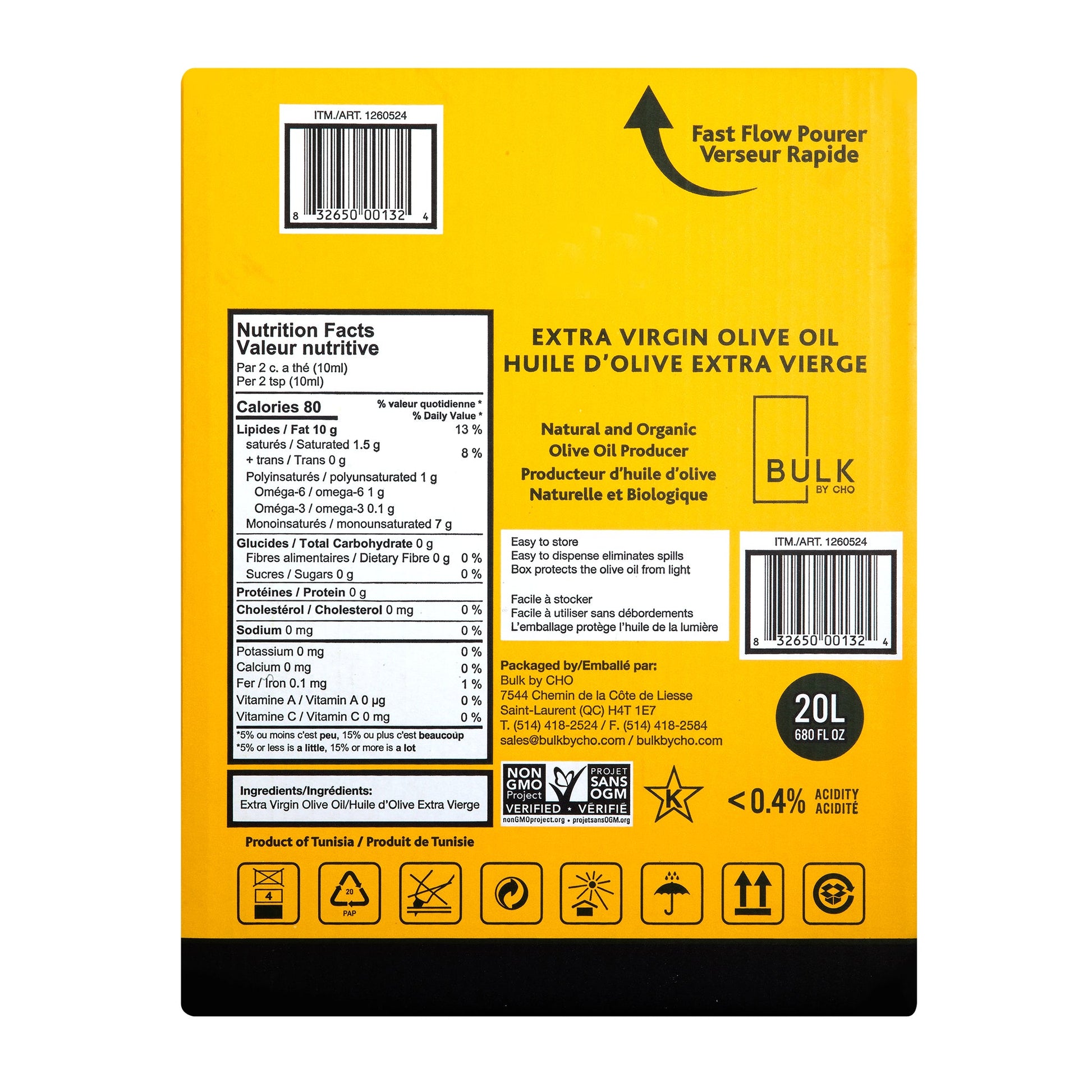 Bulk by CHO Bag-in-Box Extra Virgin Olive Oil, 20 L - image 4