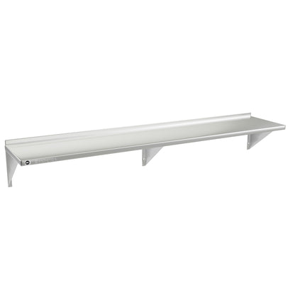 Sagetra Stainless Steel Wall Shelf, 12in × 60in - image 1